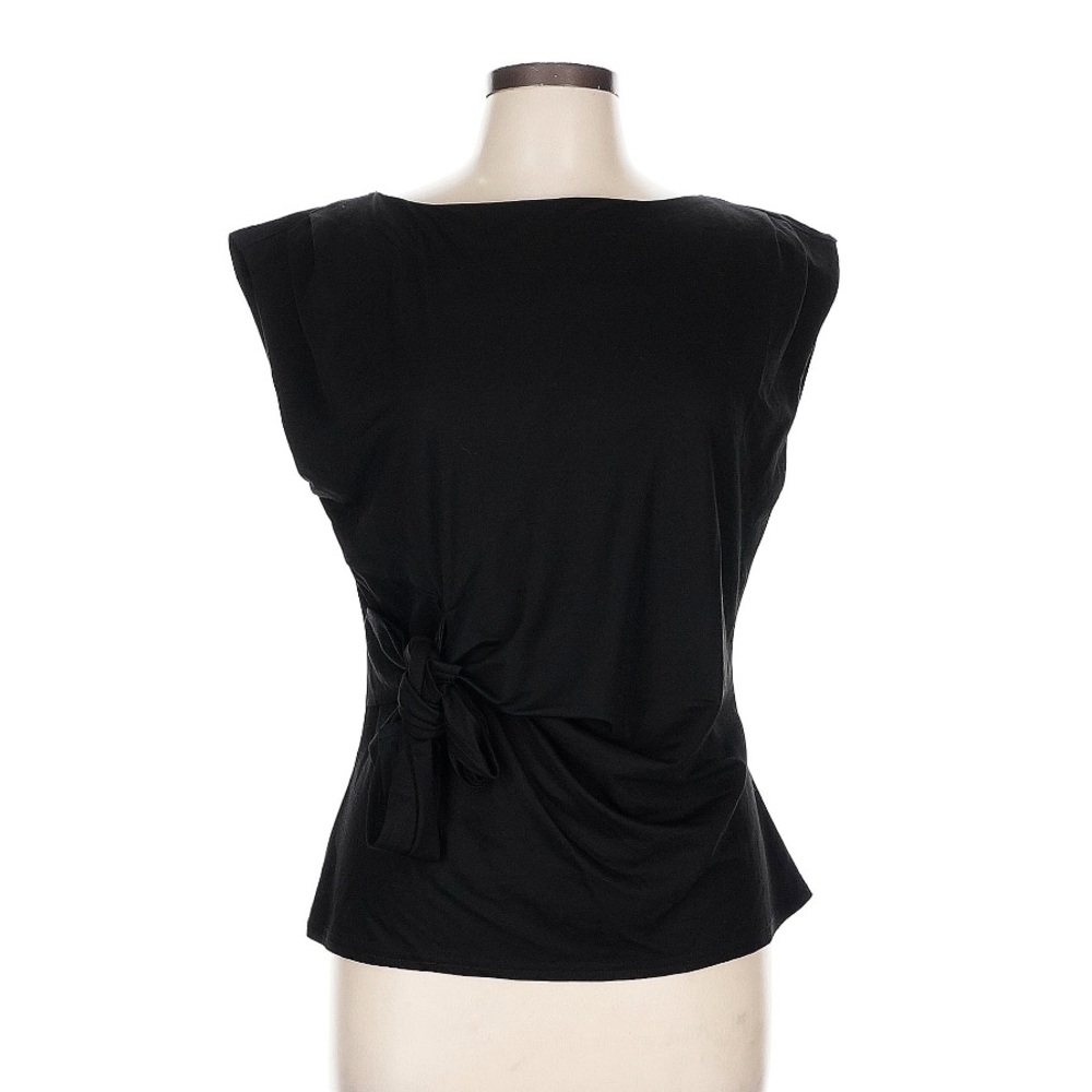 Olivia Grey Black Top
